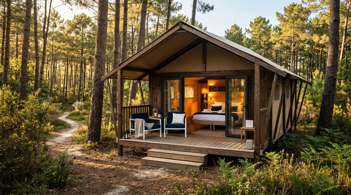 Illustration — Wi-Fi glamping et aire naturelle en Médoc : quelle offre ?