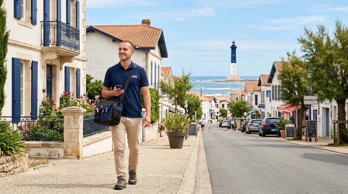 Réparation iPhone et téléphone à Soulac-sur-Mer : intervention Alloitech