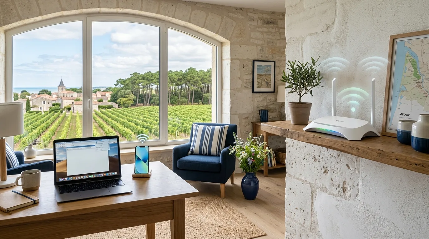 Wi-Fi pour gîte et location saisonnière en Médoc : le guide